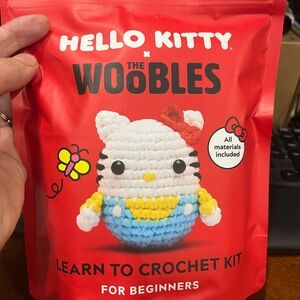 Hello Kitty Crochet Kit in Red, White, and Blue